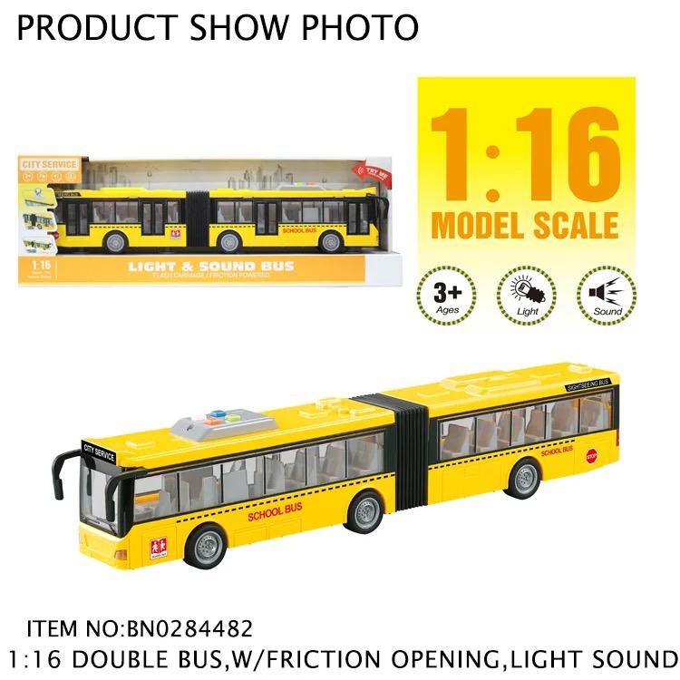 1:16 INERTIA CITY DOUBLE SECTION TRAM BUS (WITH LIGHTS AND SOUNDS