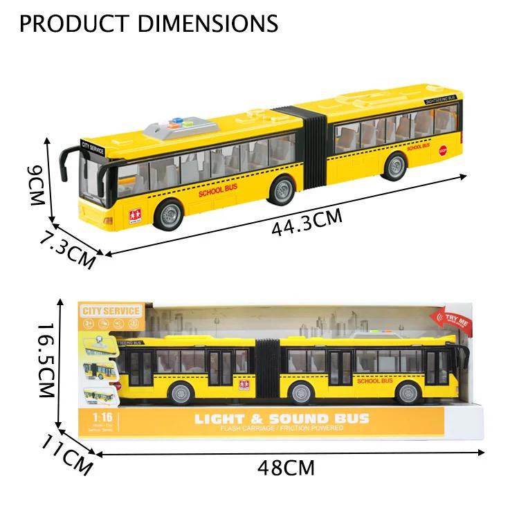 1:16 INERTIA CITY DOUBLE SECTION TRAM BUS (WITH LIGHTS AND SOUNDS