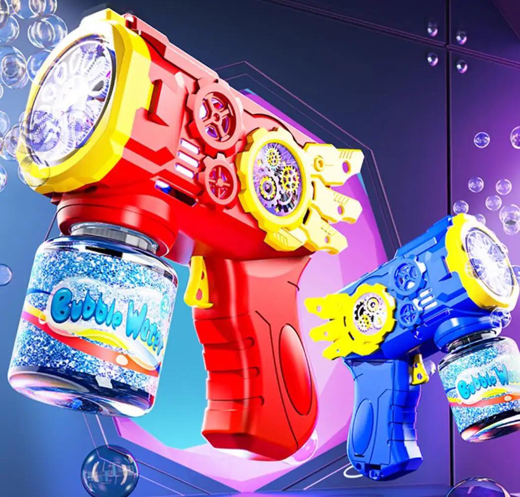 Porous Gear Handheld Electric Bubble Gun