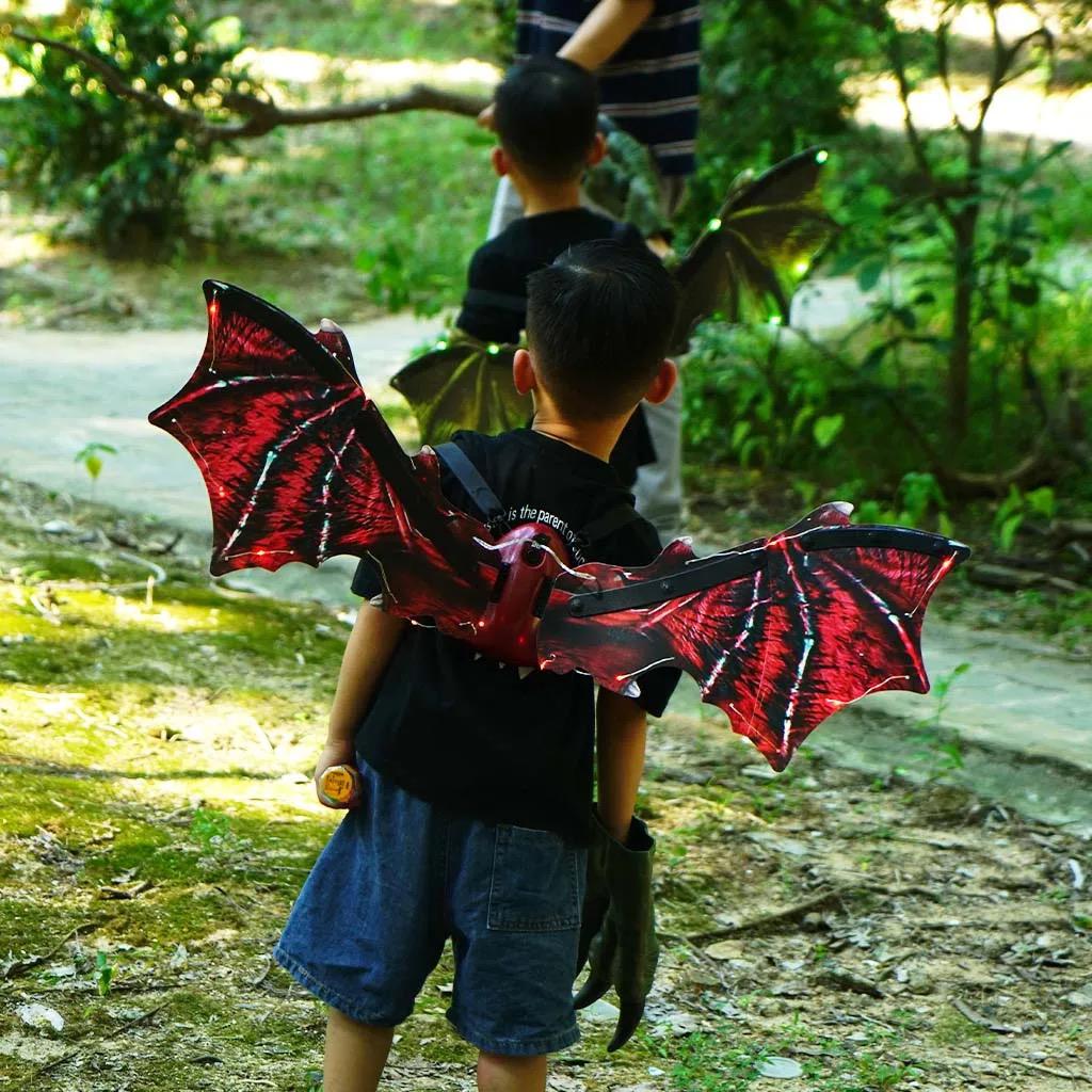 Dinosaur wings red