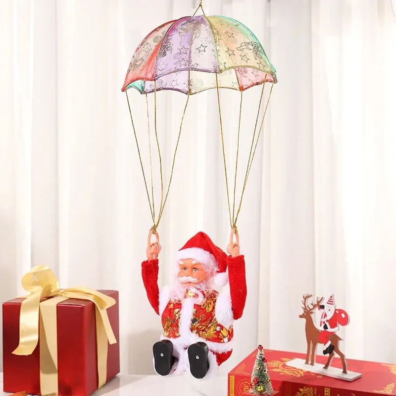 8 inch Phoenix cloth parachute santa