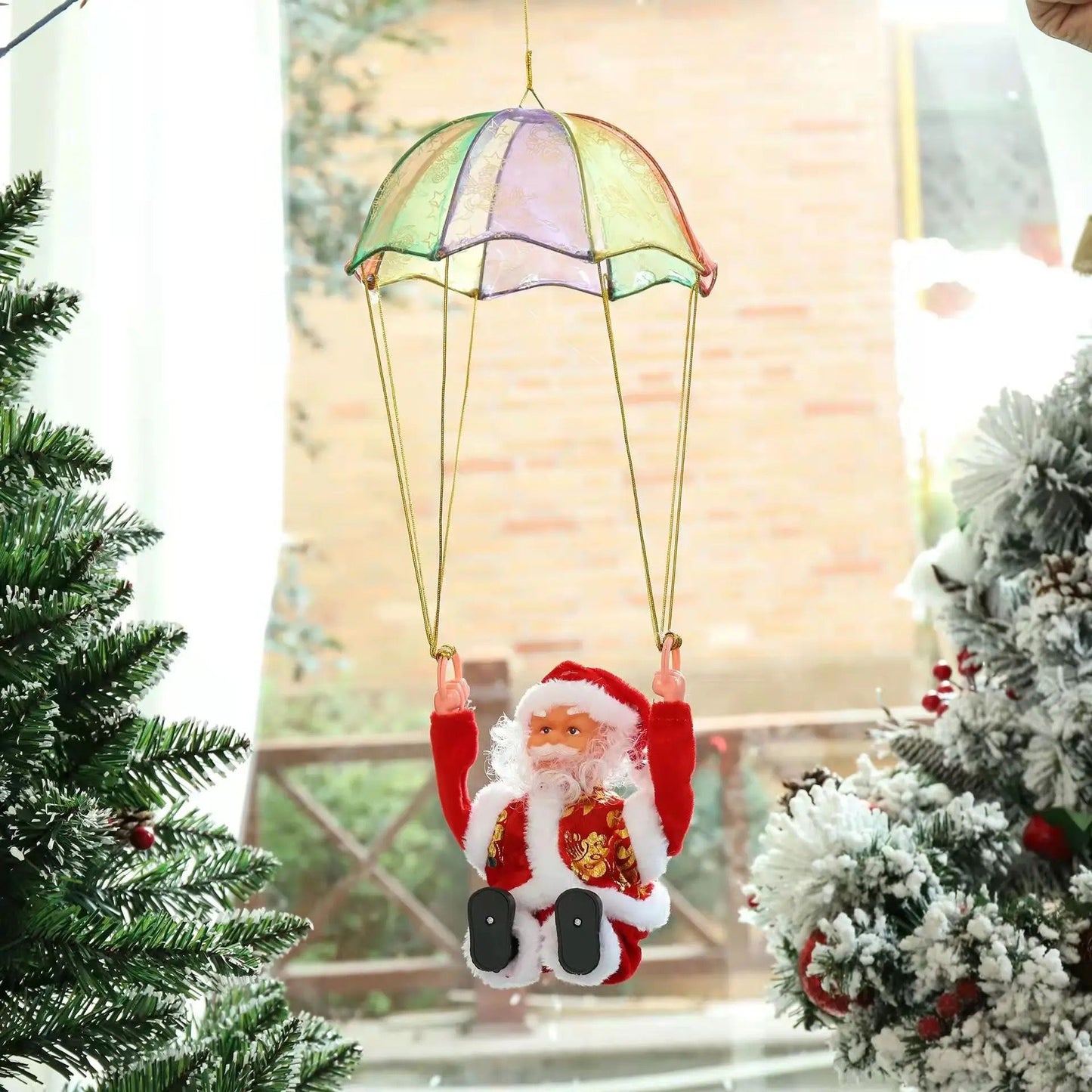 8 inch Phoenix cloth parachute santa