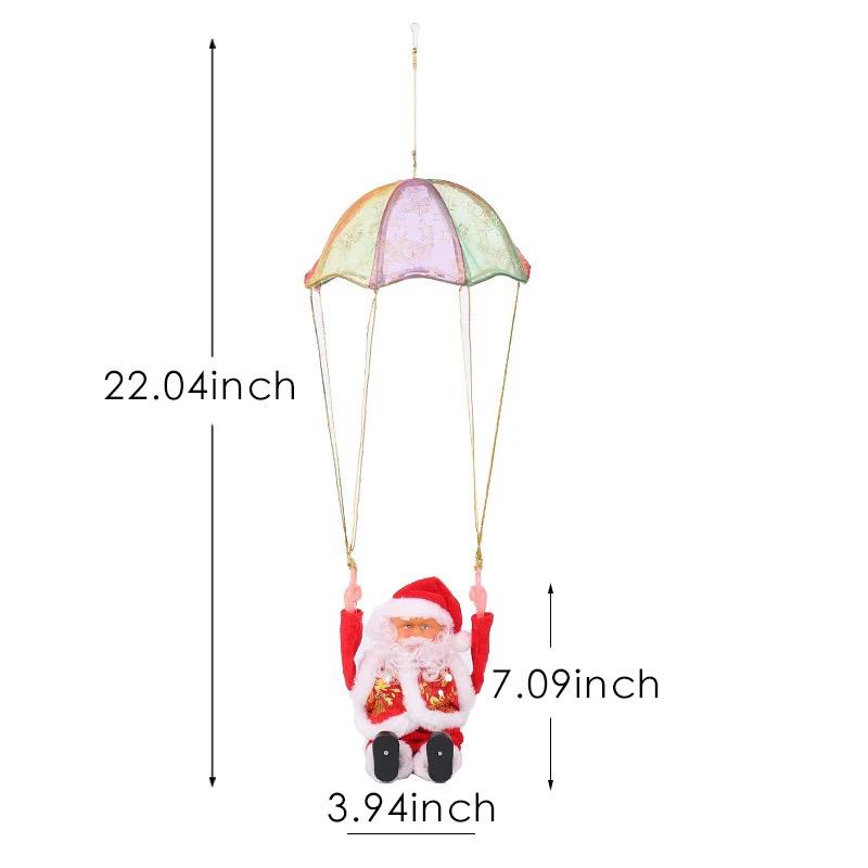 8 inch Phoenix cloth parachute santa