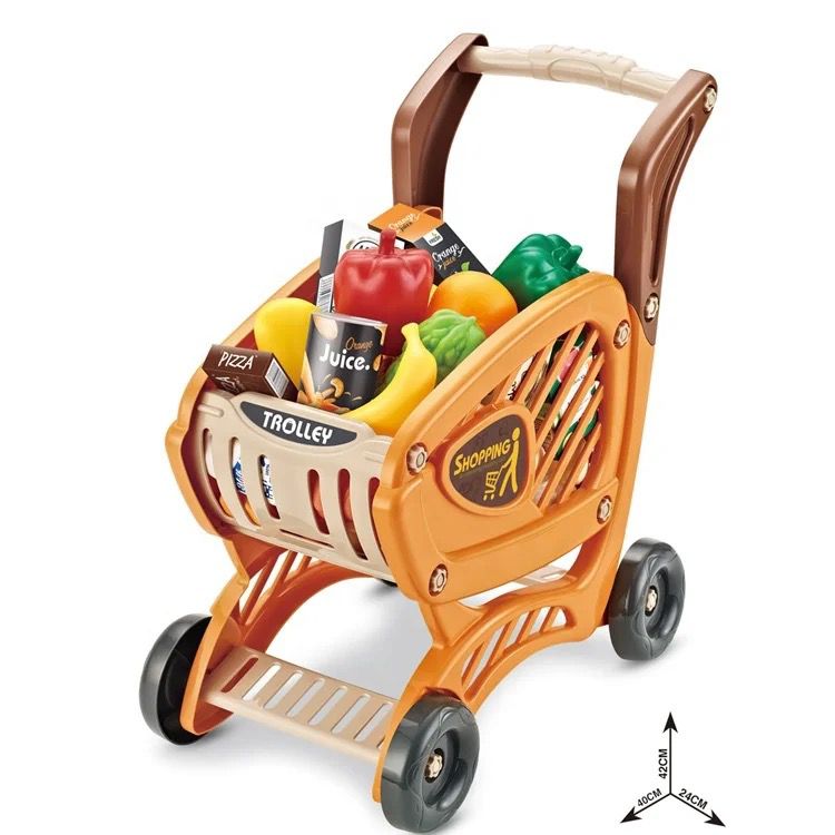 Supermarket shopping cart set