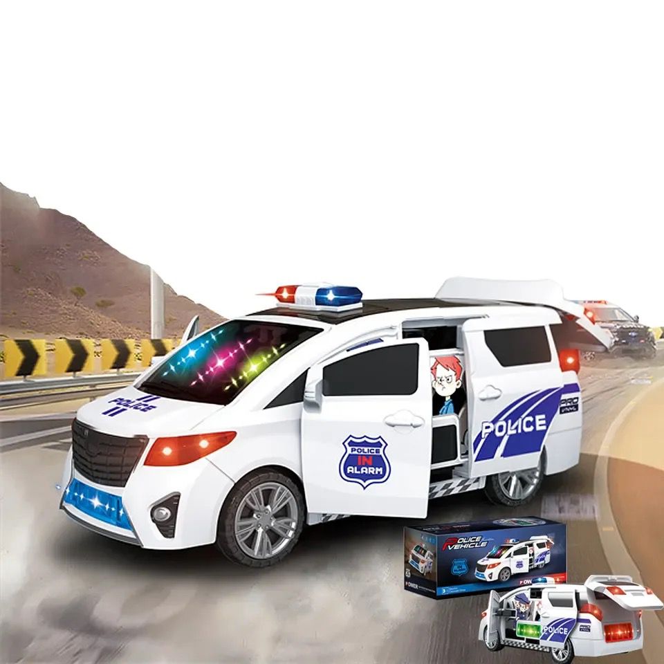 Electric Simulation Police Car