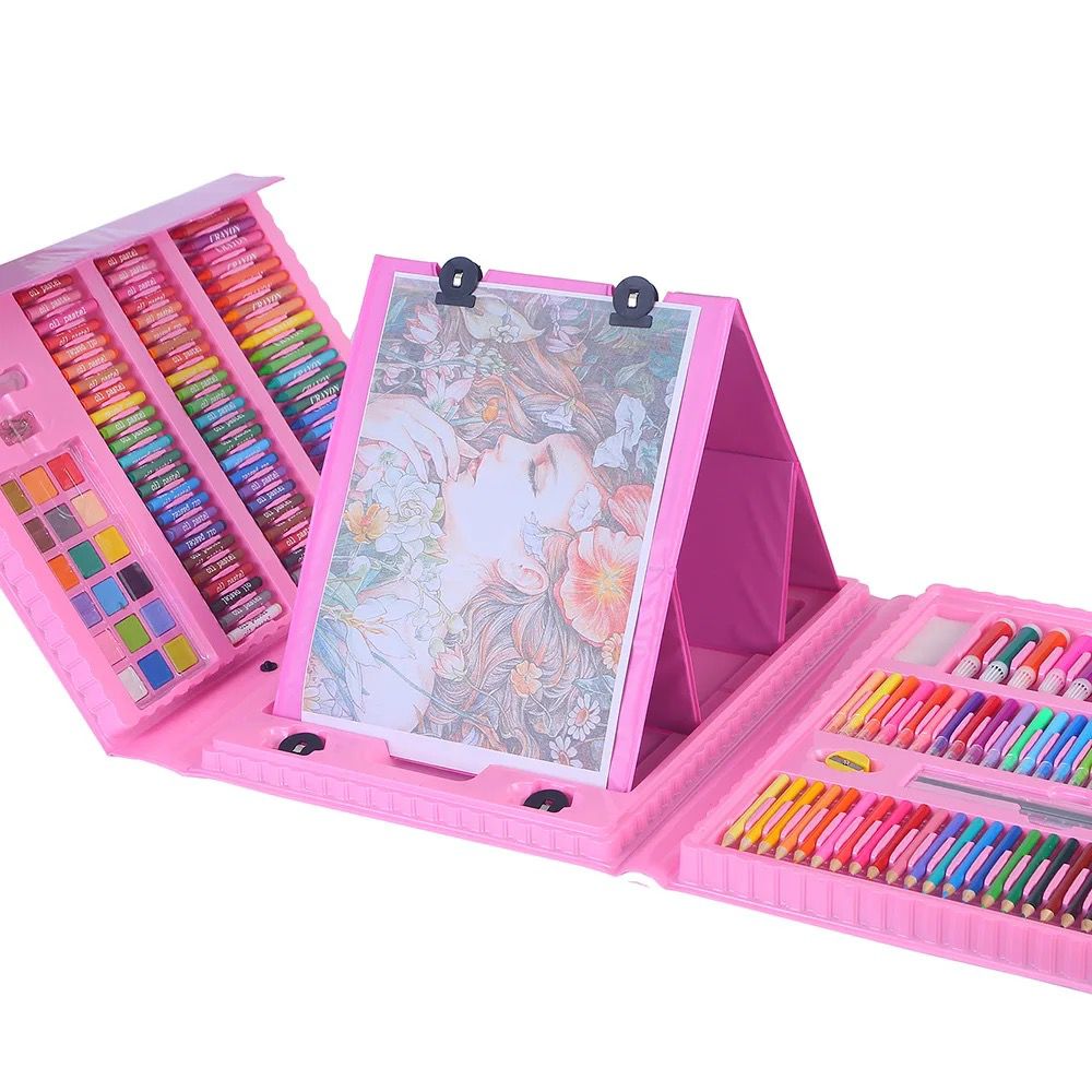 208-piece set with drawing board