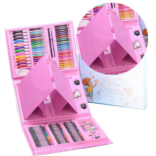 208-piece set with drawing board