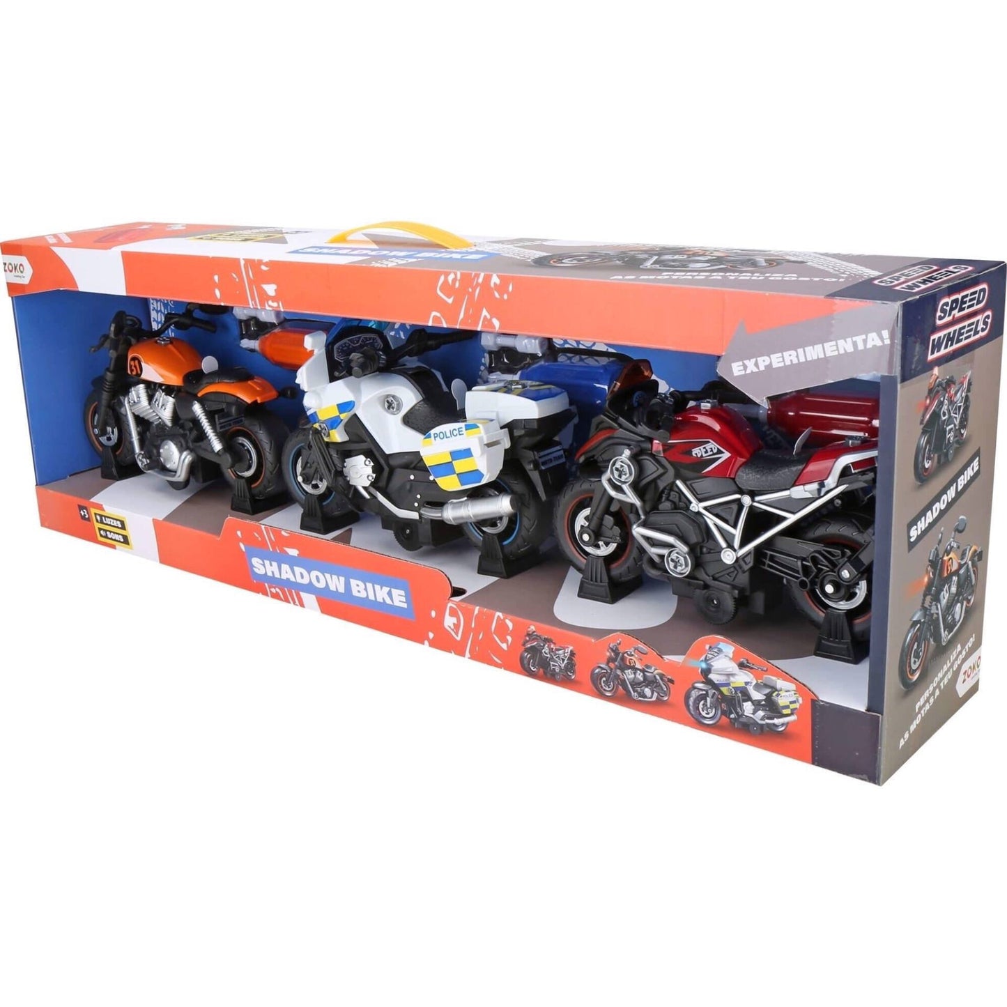 Motorcycles that can be disassembled and reassembled by inertia (3 pieces)