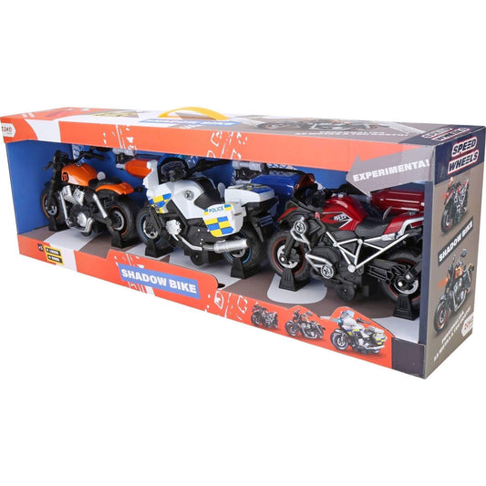 Motorcycles that can be disassembled and reassembled by inertia (3 pieces)