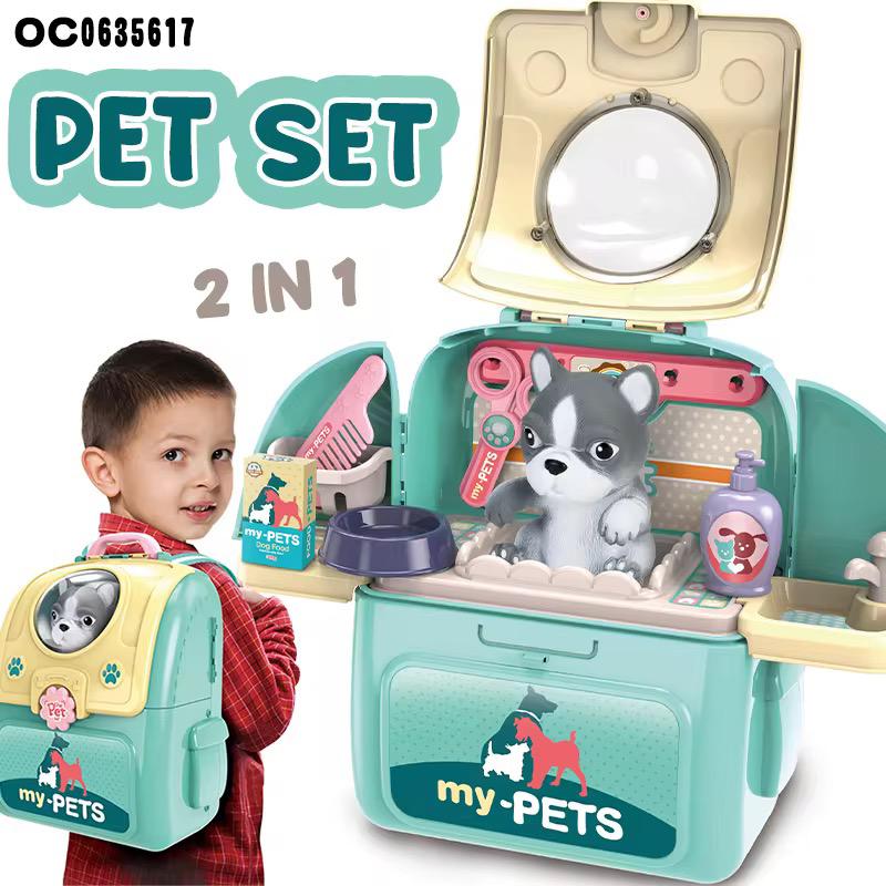 Pet Carrying Case - Dog (Playhouse Transformation Pet Carry for Dog Feeding and Care)
