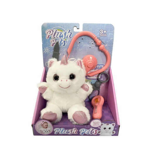 Gray Cat/White Dog Medical Supplies Set