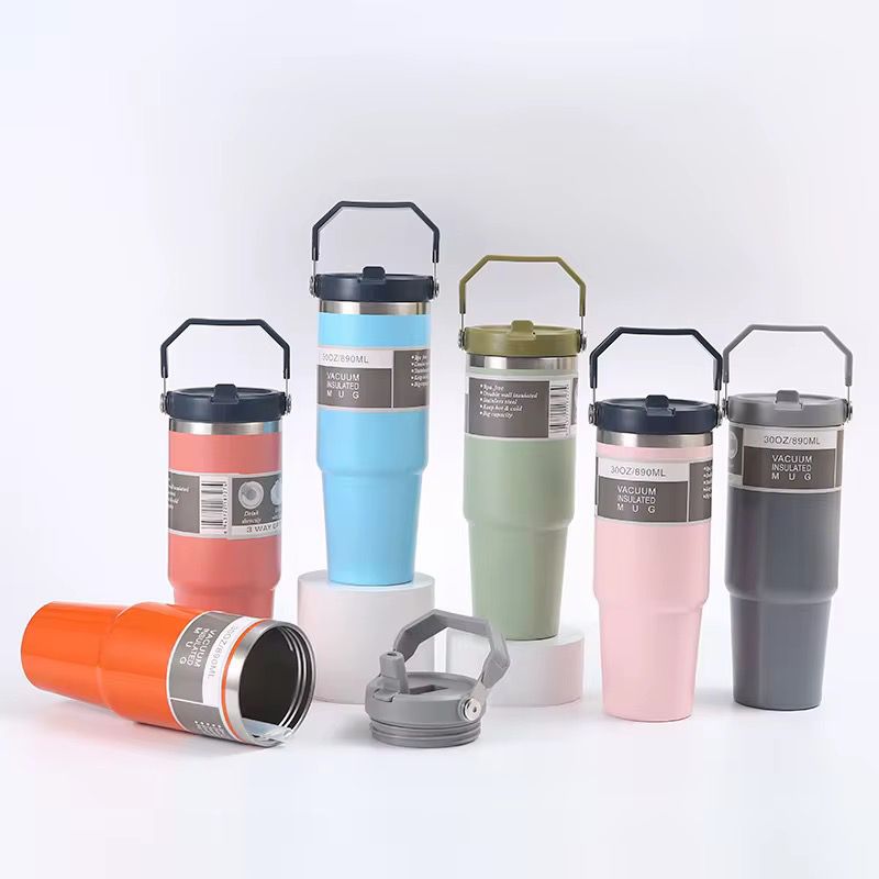900ml Handheld Thermos Mug