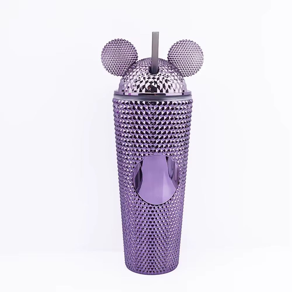 650ml Electroplated Durian Mickey Mouse Lid Electroplated Durian Cup