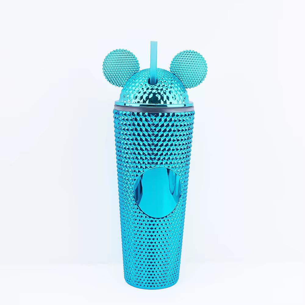 650ml Electroplated Durian Mickey Mouse Lid Electroplated Durian Cup