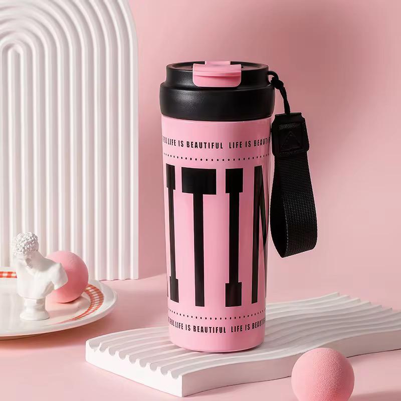 600ml Letter Insulated Mug