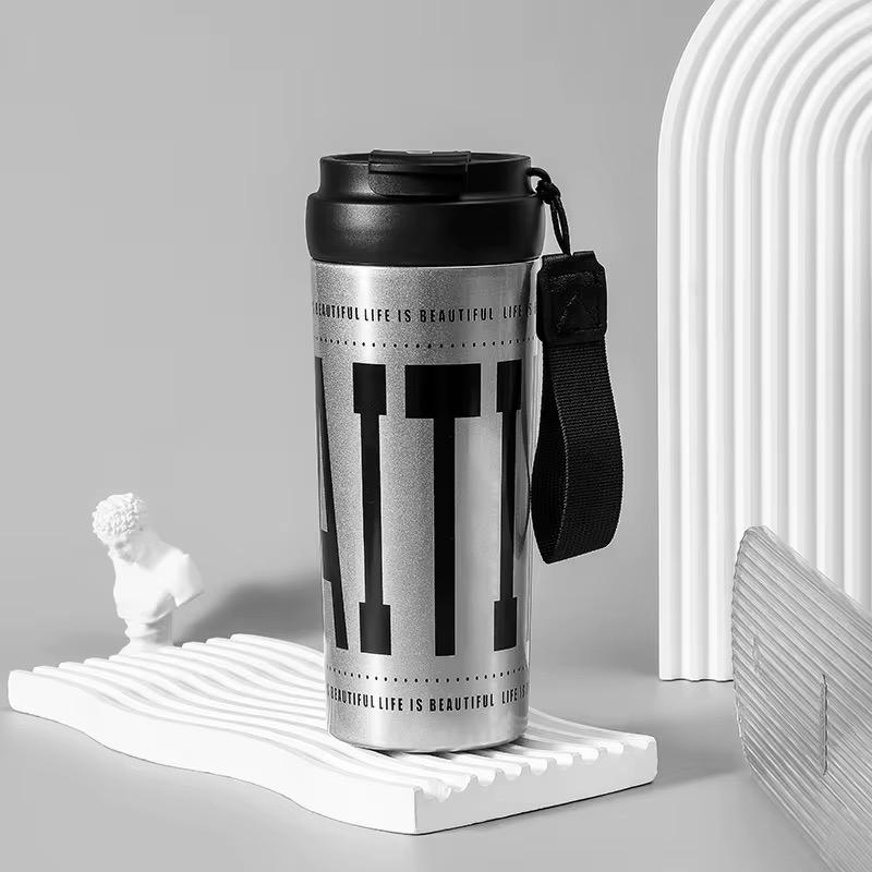 600ml Letter Insulated Mug