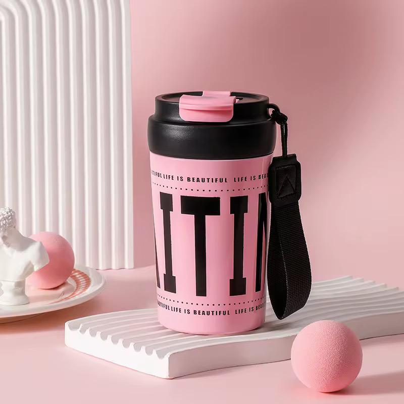 600ml Letter Insulated Mug