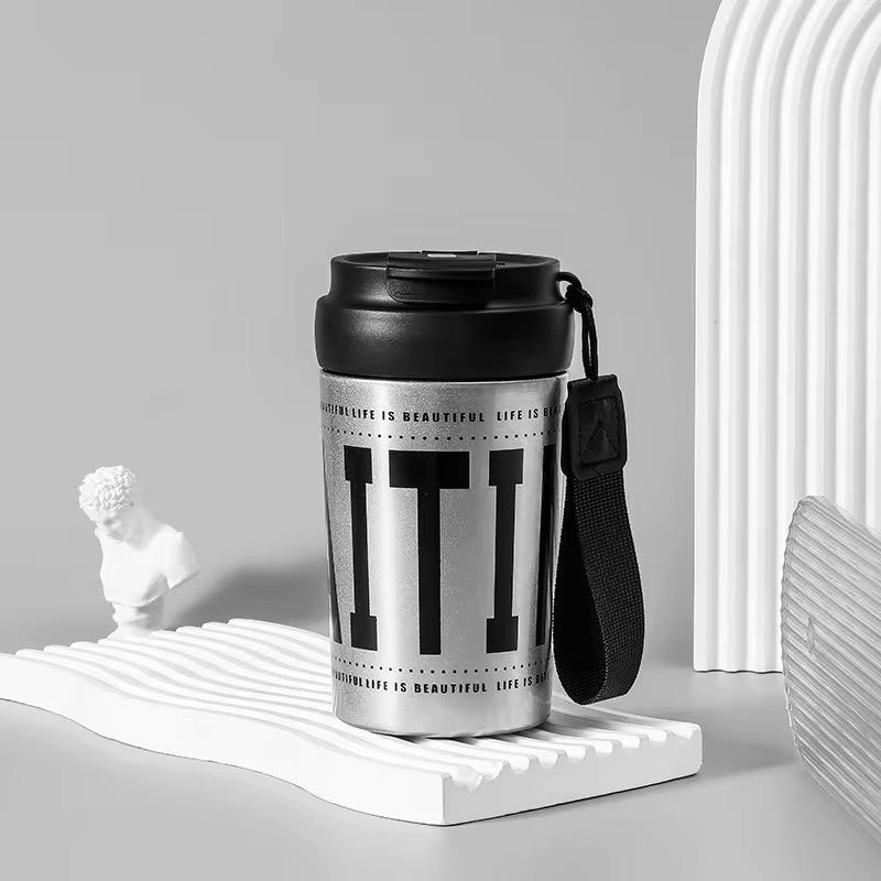 600ml Letter Insulated Mug