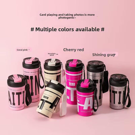 600ml Letter Insulated Mug