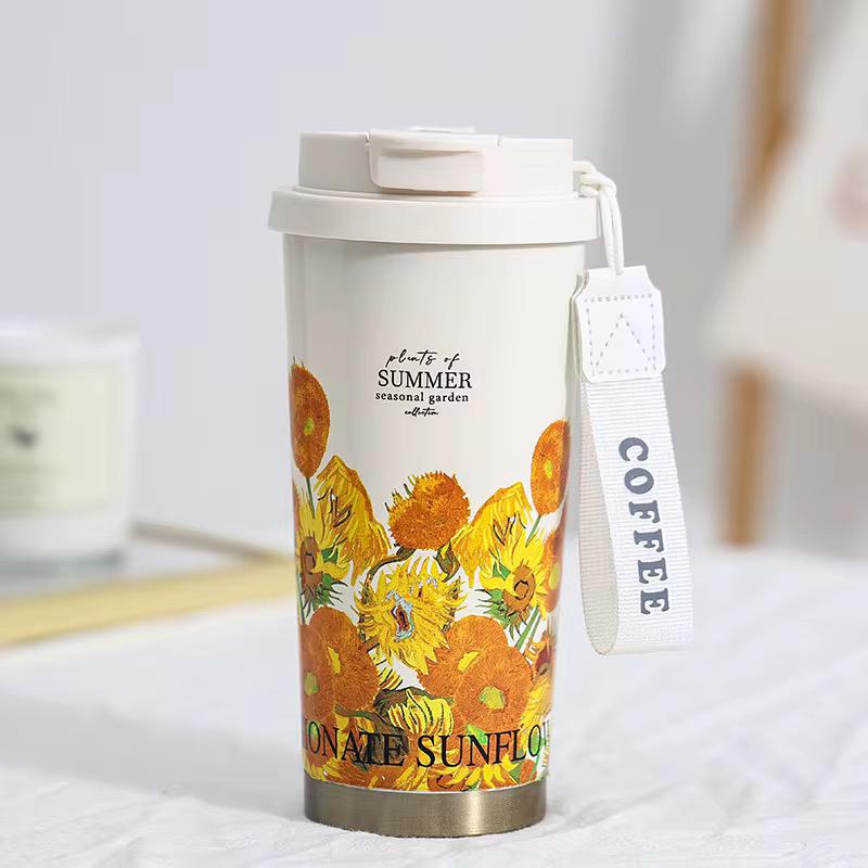 500ml Lily of the Valley Insulated Mug