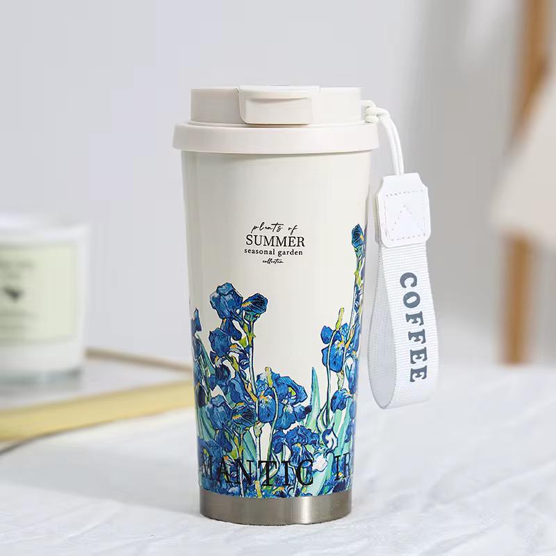 500ml Lily of the Valley Insulated Mug