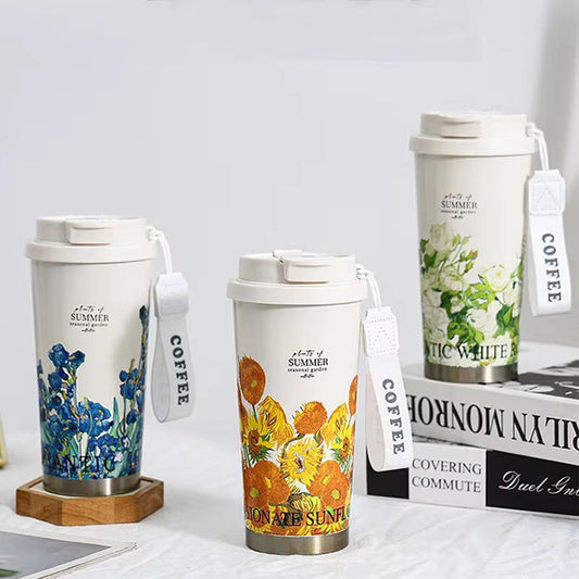 500ml Lily of the Valley Insulated Mug