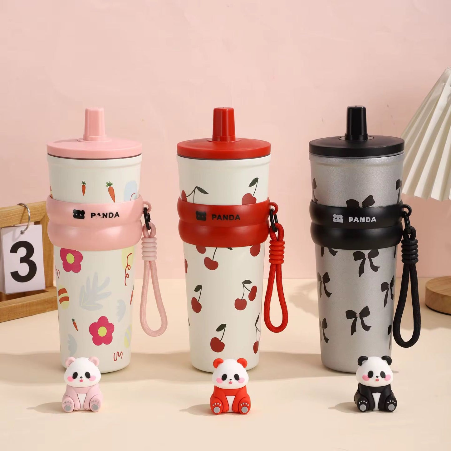 700ml Panda Travel Mug
