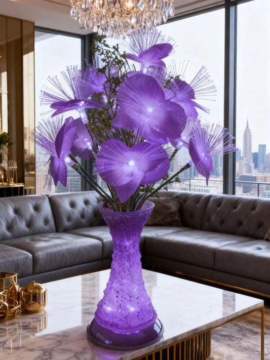 Decorative table lamp flower-like design