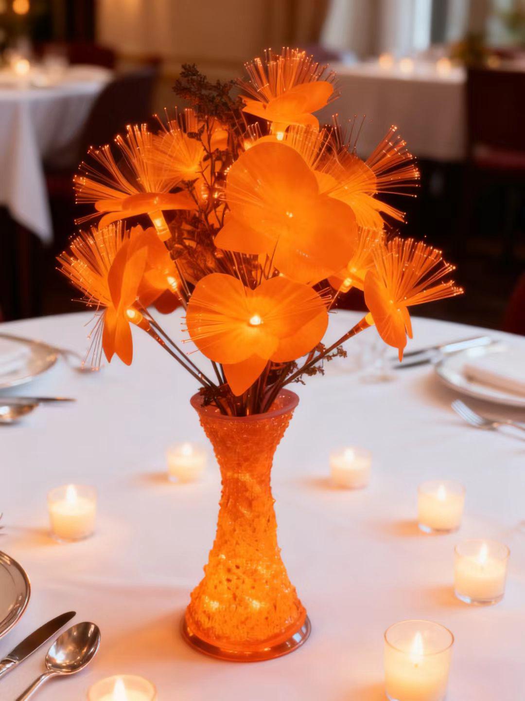 Decorative table lamp flower-like design