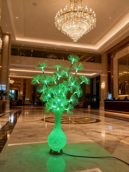 Decorative table lamp flower-like design