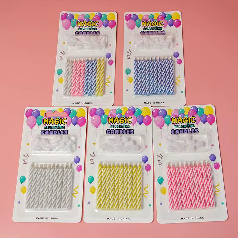 20pcs Maca 10-Candle Mixed Color