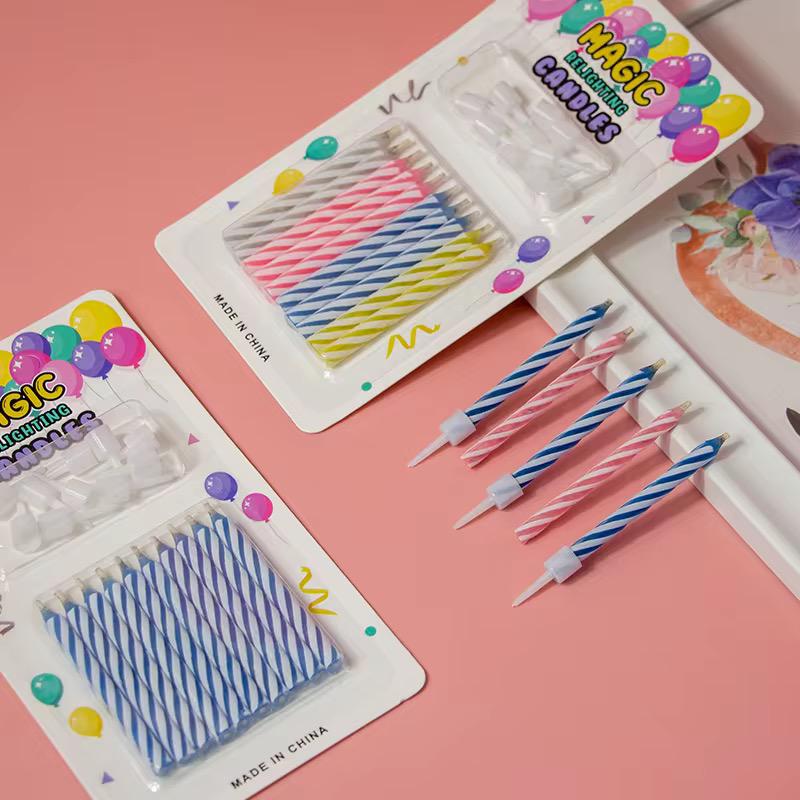 20pcs Maca 10-Candle Mixed Color