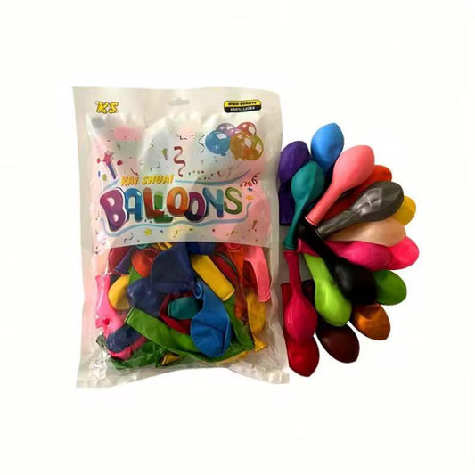 Macaroni 2.8g balloons, 100pcs, mixed colors