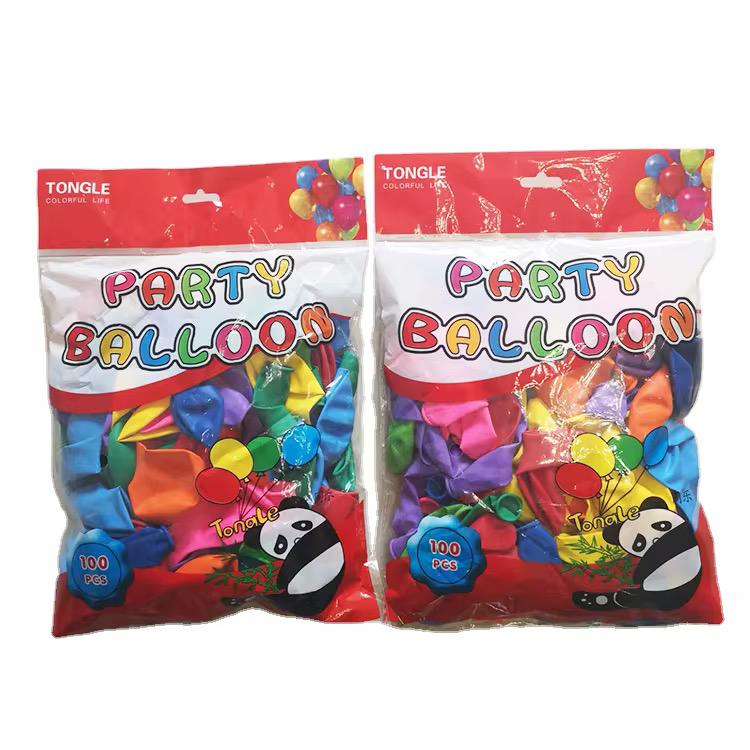 Printed 2.8g balloons, 100pcs, mixed colors