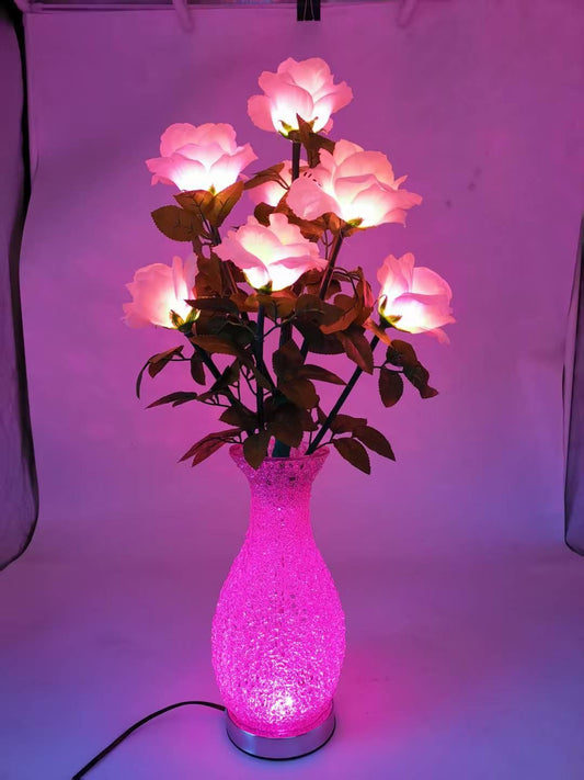 Decorative table lamp flower-like design