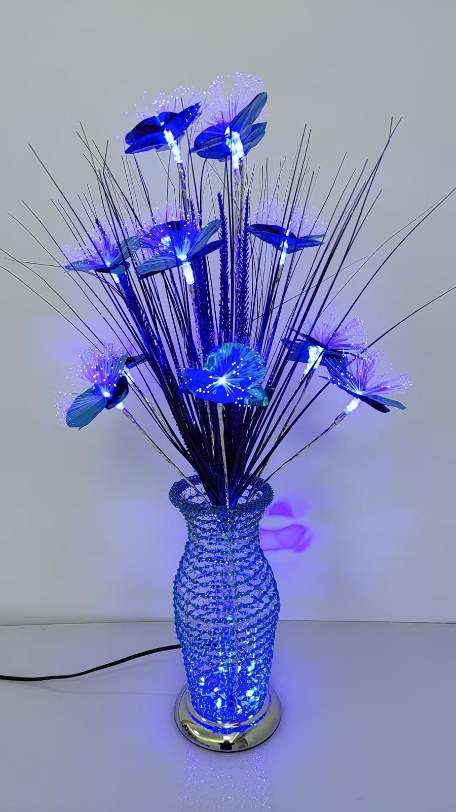 Decorative table lamp flower-like design