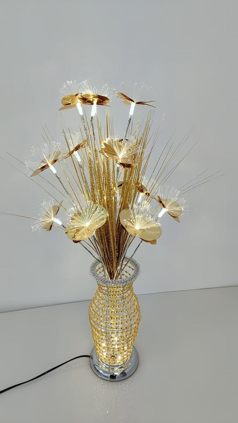 Decorative table lamp flower-like design