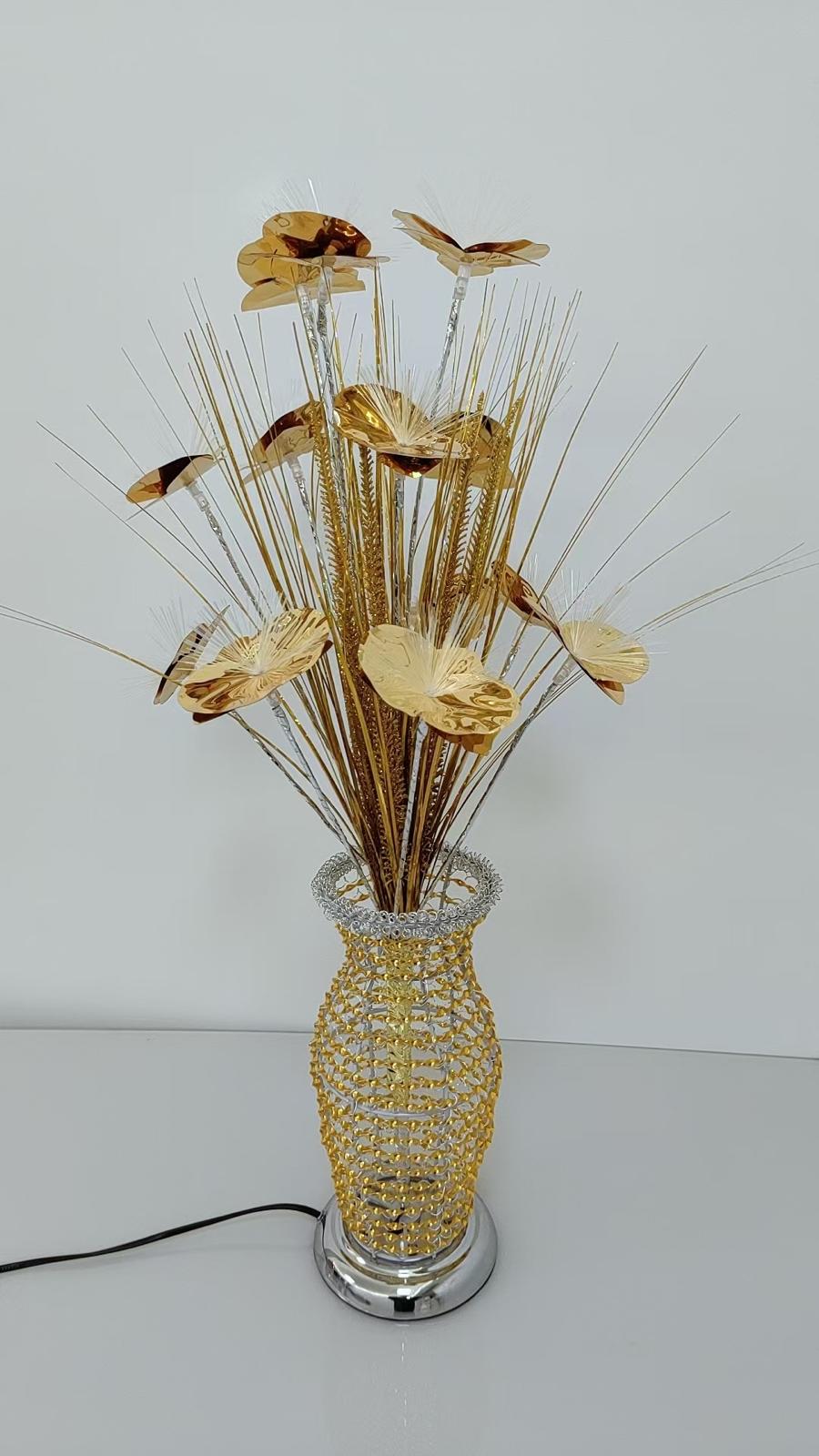 Decorative table lamp flower-like design