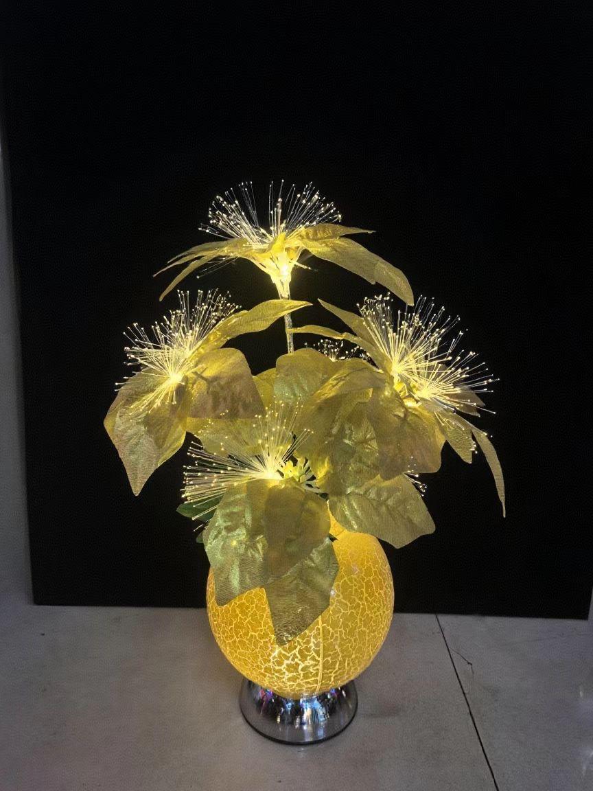 Decorative table lamp flower-like design