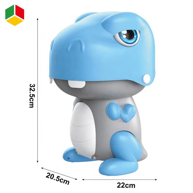 Sliding Cartoon Dinosaur Doctor