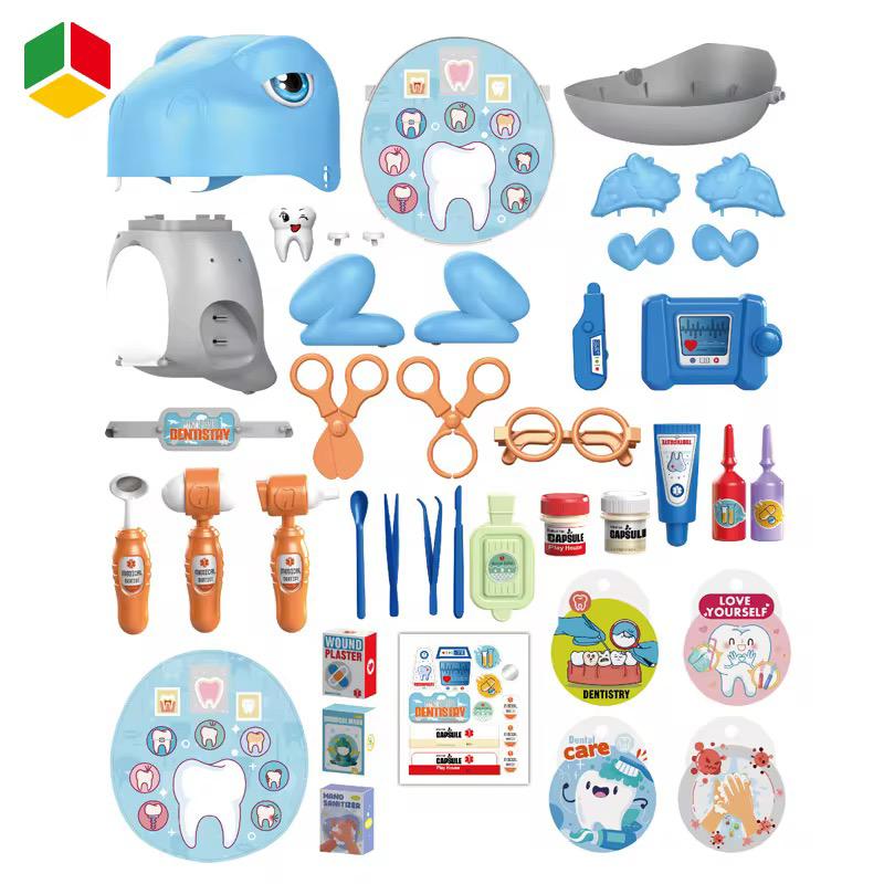 Sliding Cartoon Dinosaur Doctor