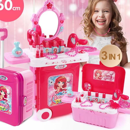 3-in-1 Cosmetic Toy Travel Case