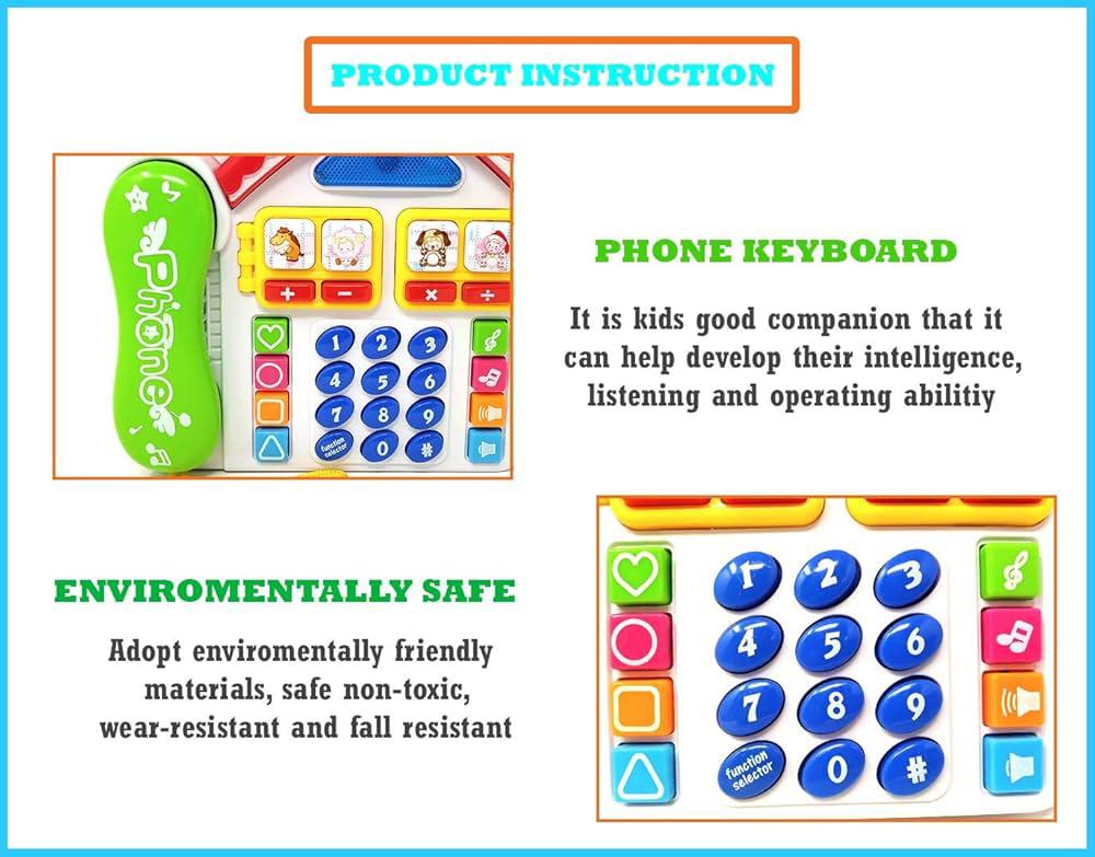 Cartoon Telephone Musical Instruments: Educational (English)