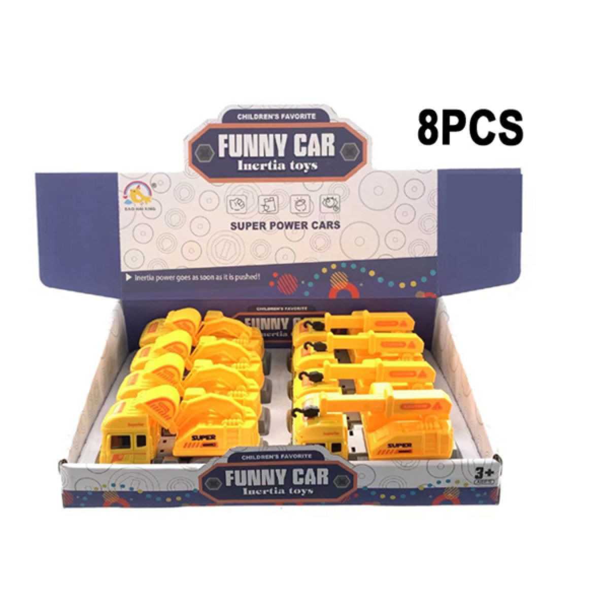 8PCS OF CONSTACTION CARS