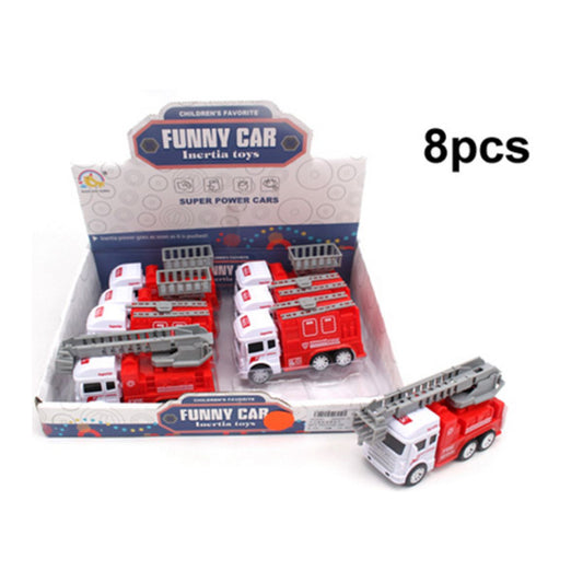 8PCS OF FIRE TRUCK CARS CARS