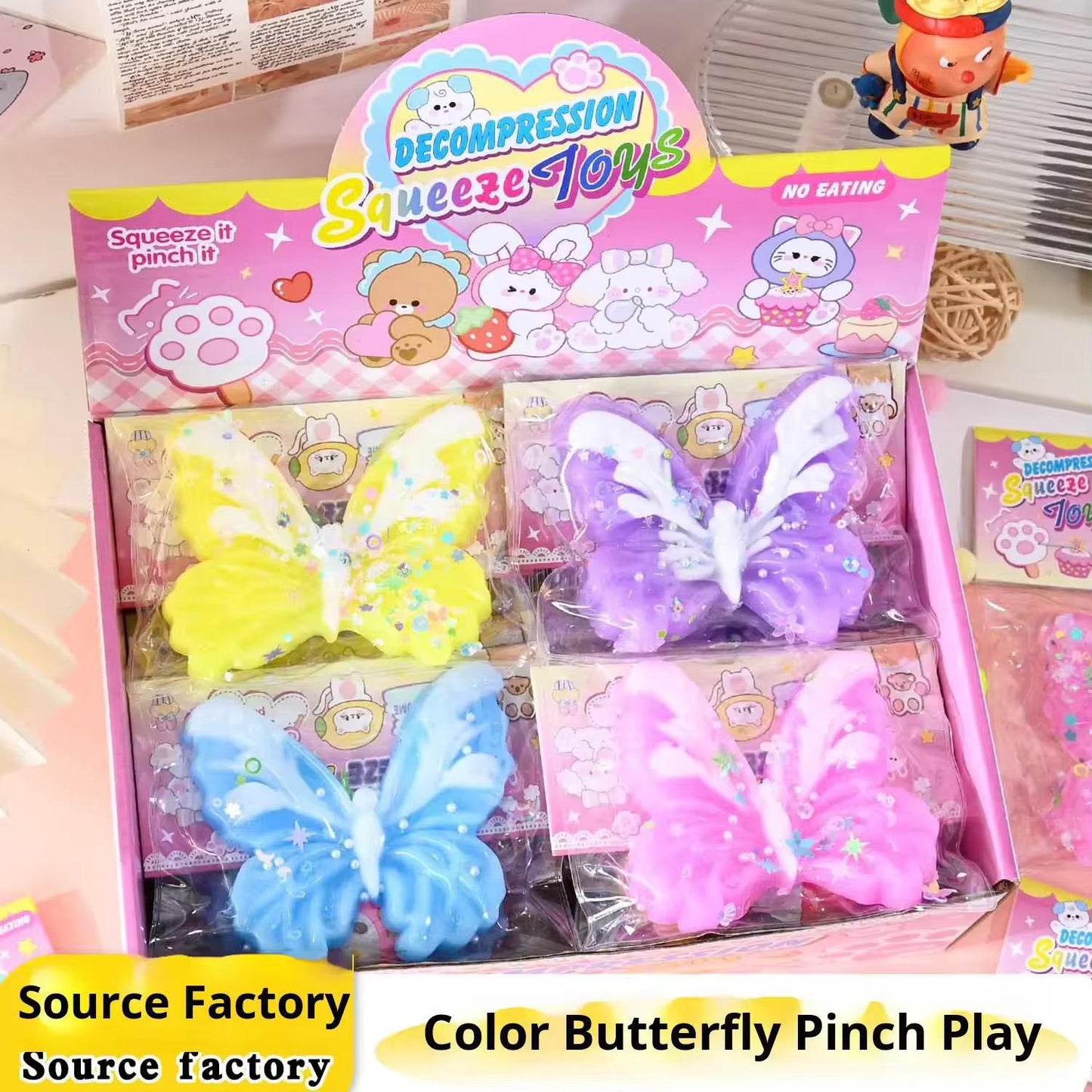 24 pcs Antistress Squishy Soft Toys