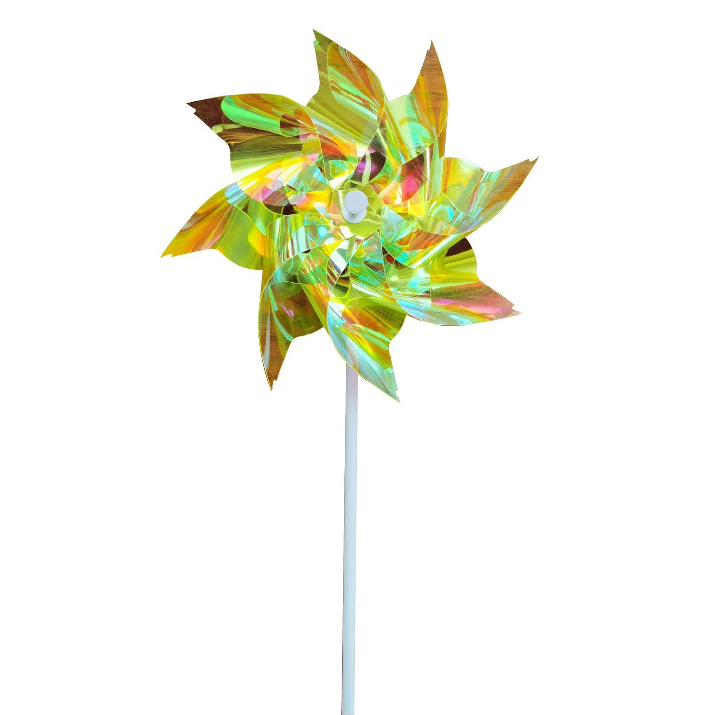 32cm monochrome iridescent fiberglass windmill