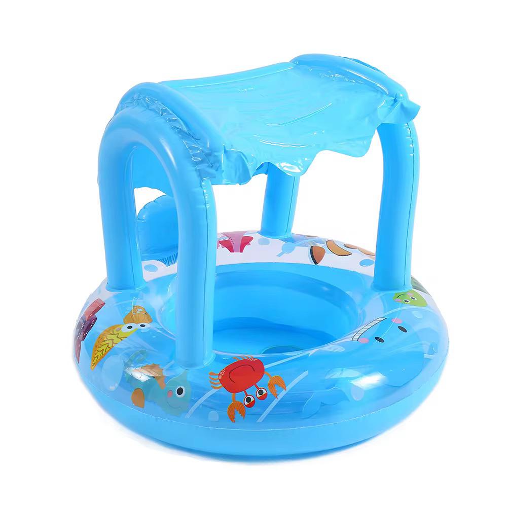 Circular sunshade swimming