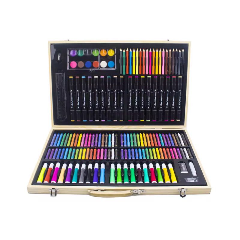 180-piece paintbrush, watercolor pen, stationery, and painting set