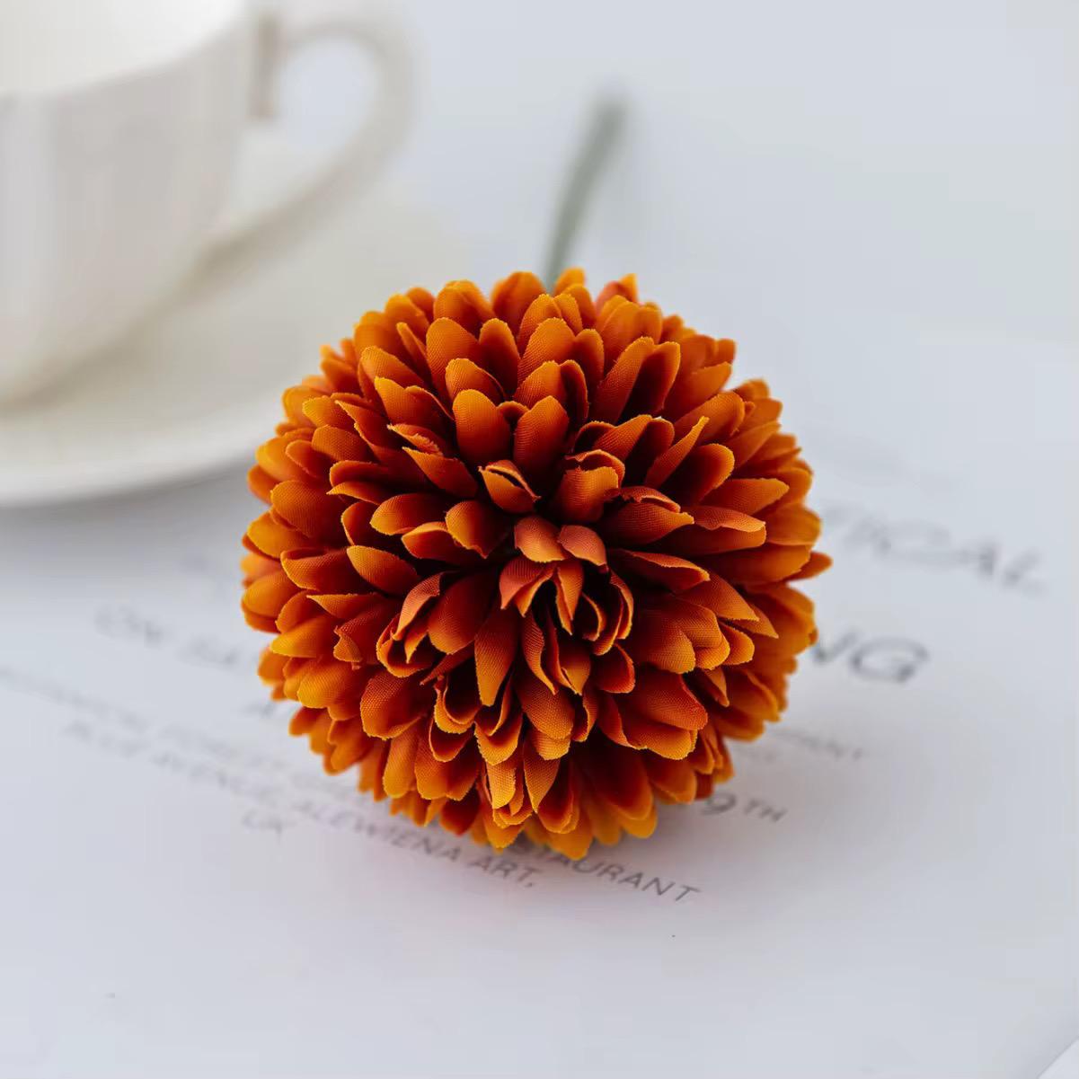 Ball Chrysanthemum Flowers 66*6CM，mix color